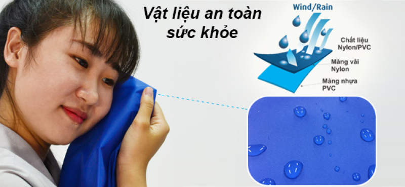 vật liệu sản xuất áo mưa an toàn sức khỏe - rando